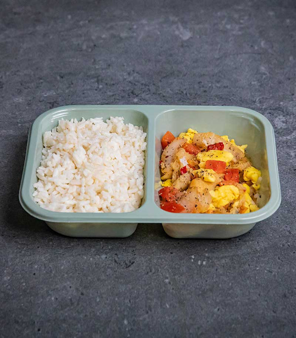 Ackee and Saltfish with Rice Ready Meal