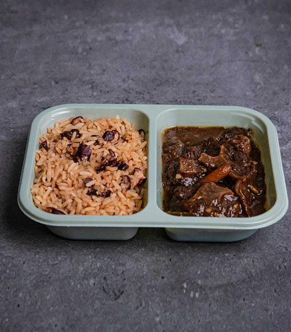 Oxtail with Rice and Peas Ready Meal