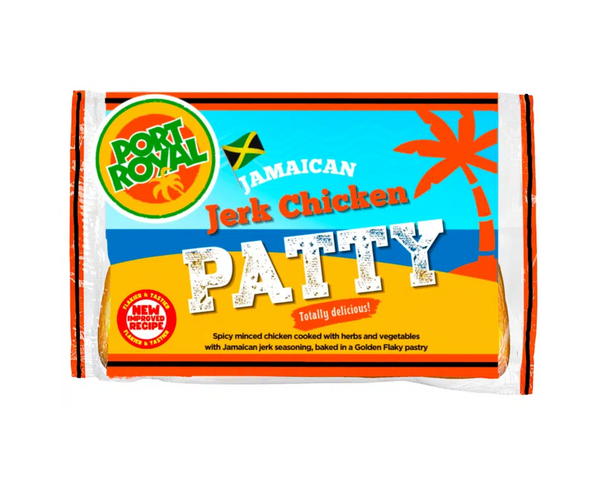 Port Royal Jamaican Jerk Chicken Patty 12 Pack