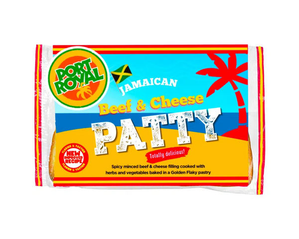 Port Royal Jamaican Beef & Cheese Patty 12 Pack